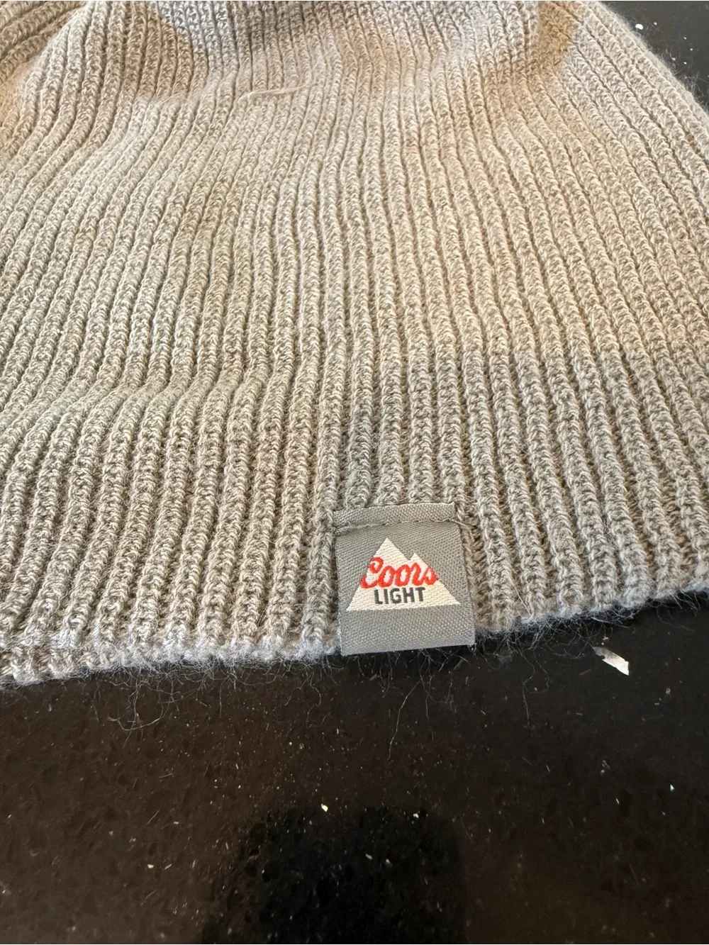 Coors Light Gray Knit Beanie